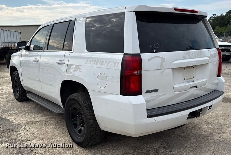 image for item ED5843 2016 Chevrolet Tahoe Police SUV