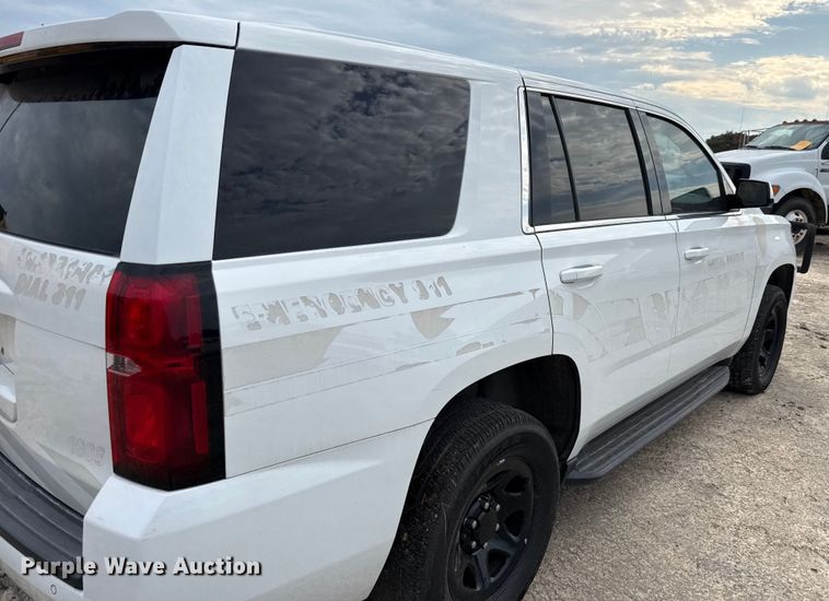 image for item ED5843 2016 Chevrolet Tahoe Police SUV