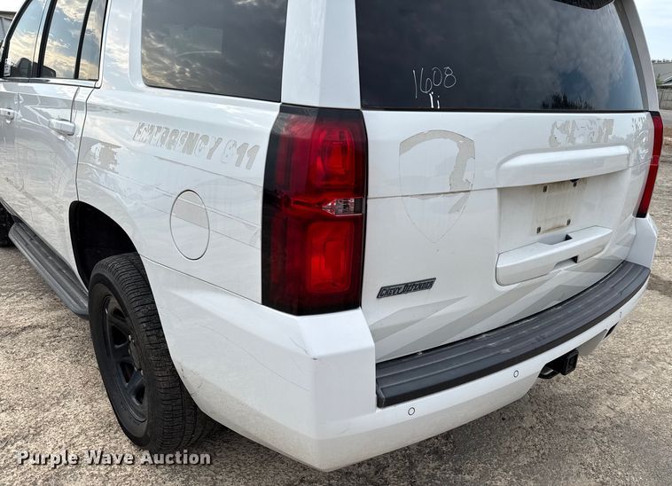 image for item ED5843 2016 Chevrolet Tahoe Police SUV