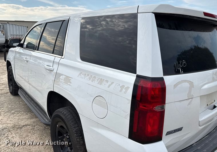 image for item ED5843 2016 Chevrolet Tahoe Police SUV