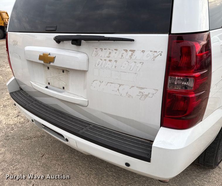 image for item ED5844 2013 Chevrolet Tahoe Police SUV