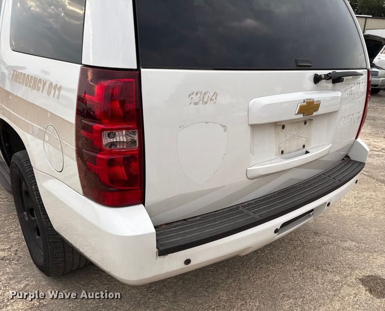 image for item ED5844 2013 Chevrolet Tahoe Police SUV