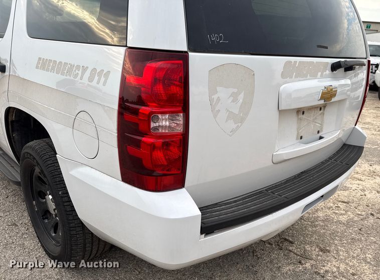 image for item ED5846 2014 Chevrolet Tahoe Police SUV