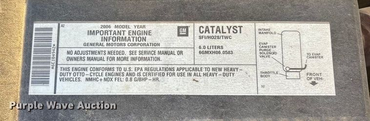 image for item EE4065 2006 GMC Sierra 2500HD pickup truck