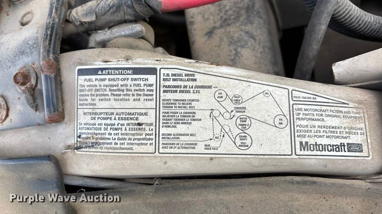 image for item EE4069 1999 Ford F550 Super Duty flatbed truck