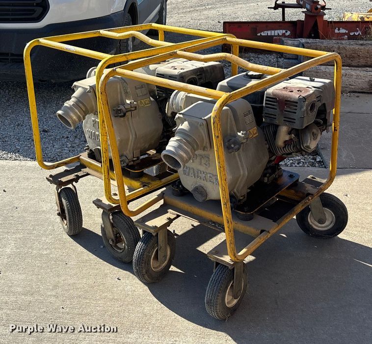image for item EE4163 Wacker PT3 (2) Wacker PT3 water pumps