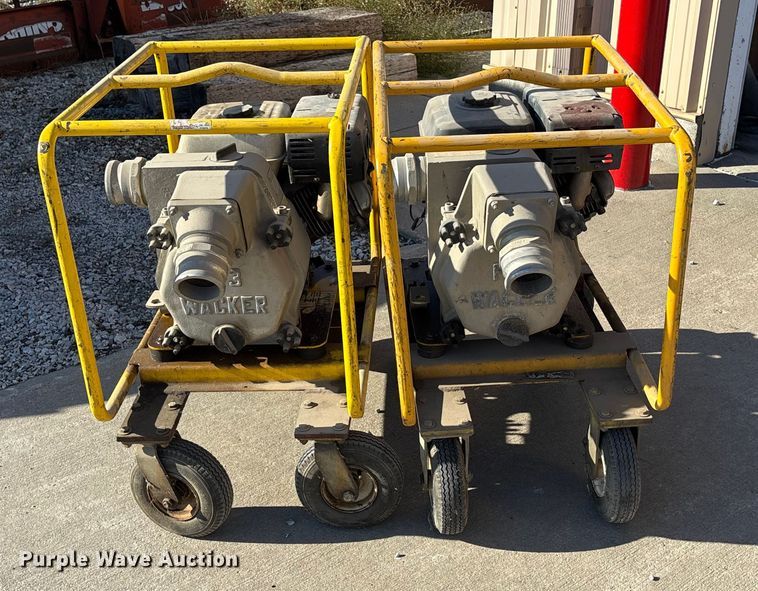 image for item EE4163 Wacker PT3 (2) Wacker PT3 water pumps