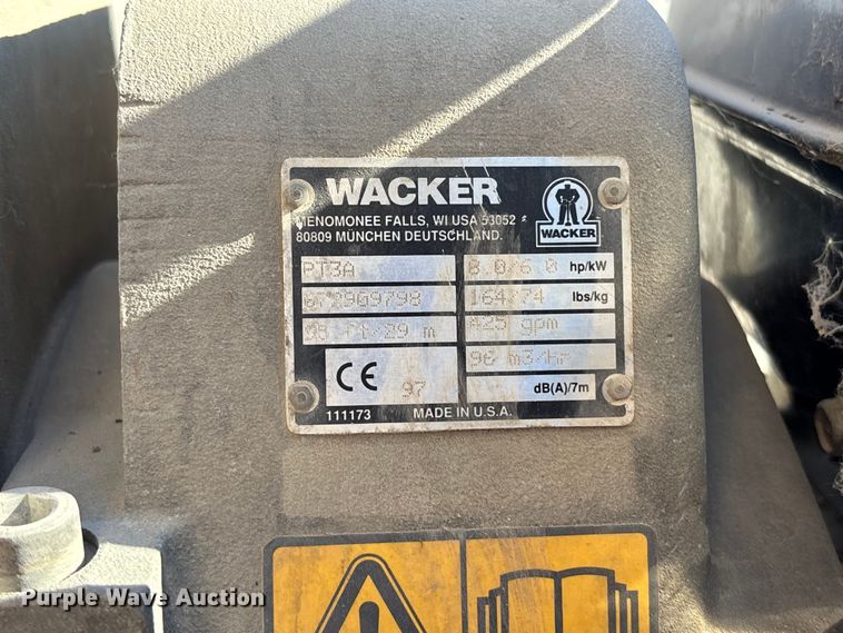 image for item EE4163 Wacker PT3 (2) Wacker PT3 water pumps