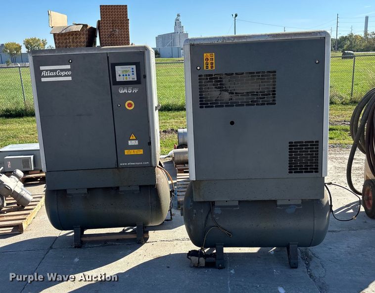 image for item EE4171 (2) 2009 Atlas Copco GA5FF air compressors