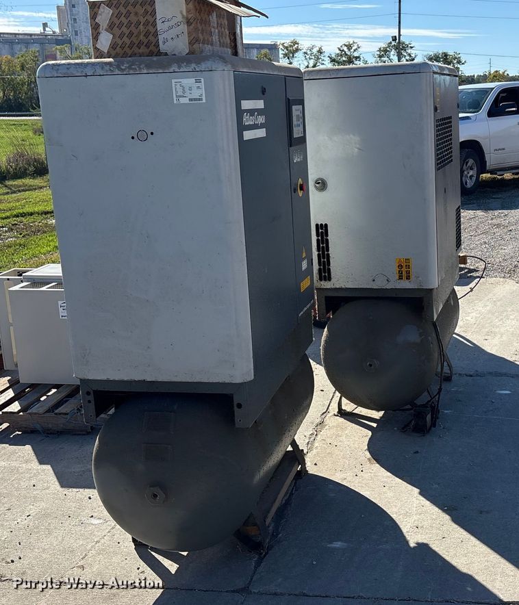 image for item EE4171 (2) 2009 Atlas Copco GA5FF air compressors