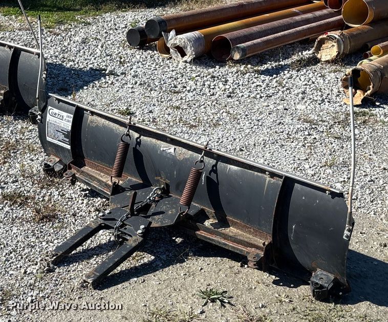 image for item EE4177 (2) Curtis ATV snow plows