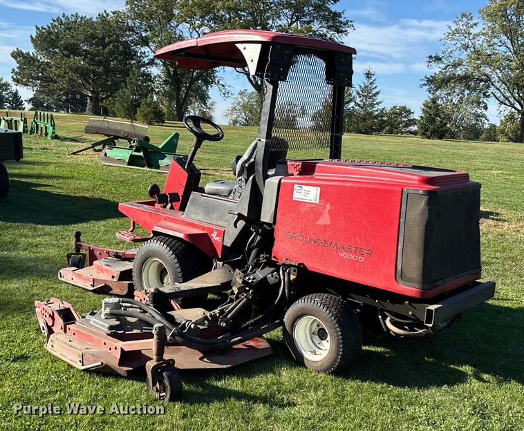image for item EE4192 Toro GroundsMaster 4000D lawn mower