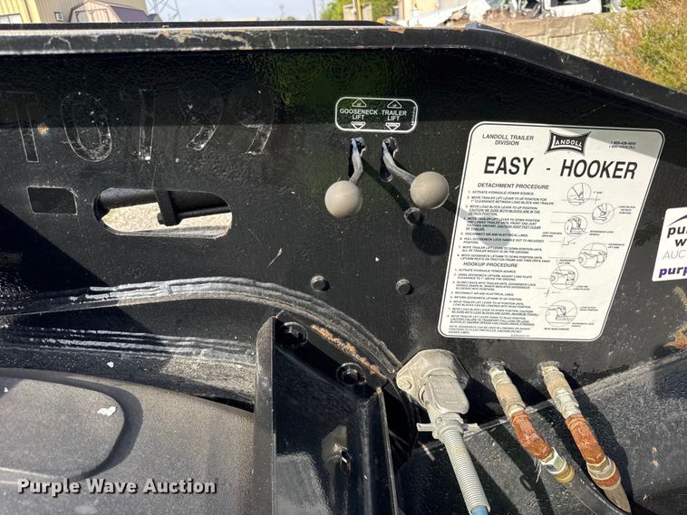 image for item EF2188 2007 Landoll lowboy equipment trailer