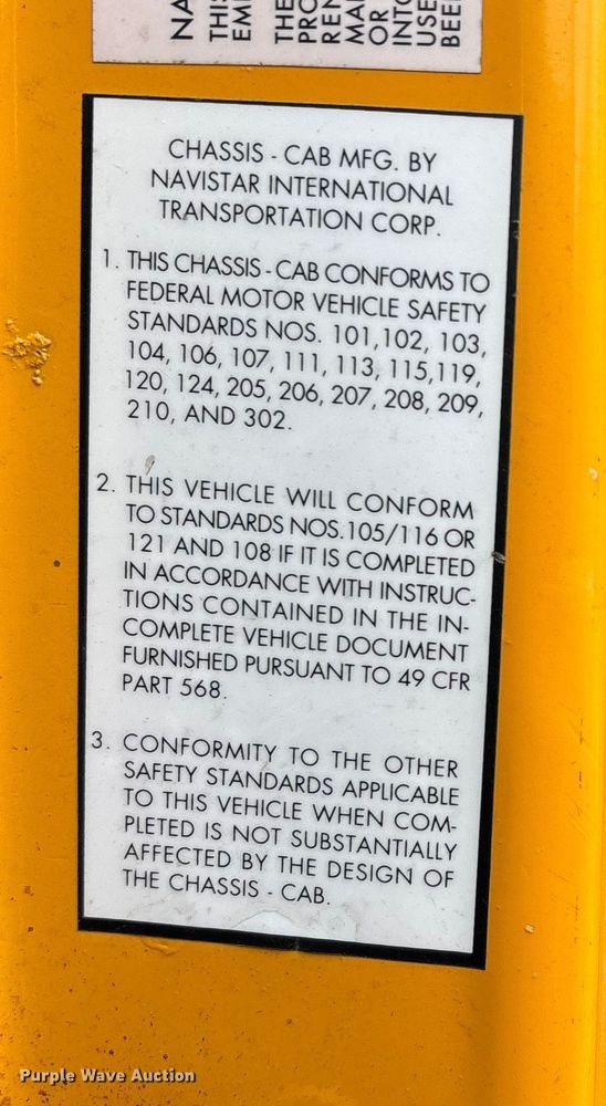 image for item EJ7687 1999 International 4900 dump truck