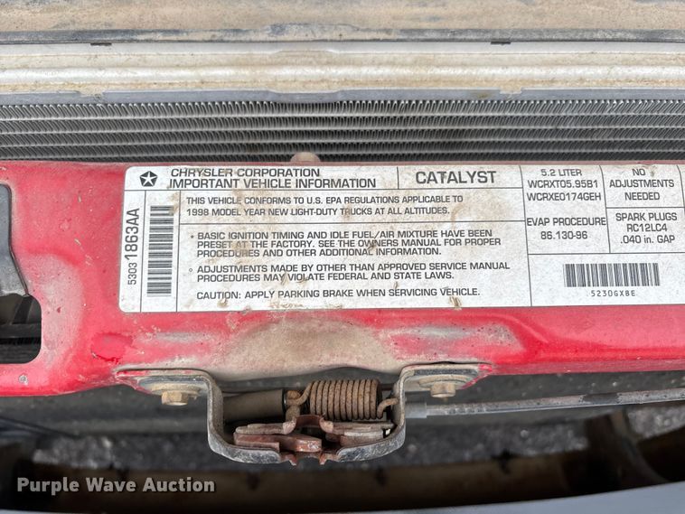 image for item EJ7692 1998 Dodge Ram 1500 pickup truck