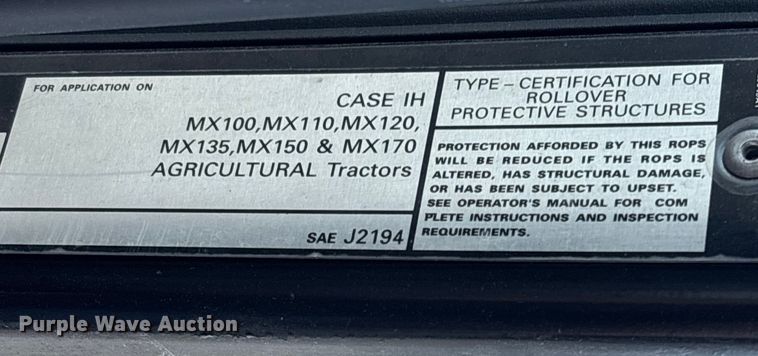 image for item EJ7693 Case-IH MX100 tractor