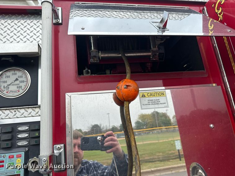 image for item EL0031 2005 Pierce Dash aerial platform fire truck