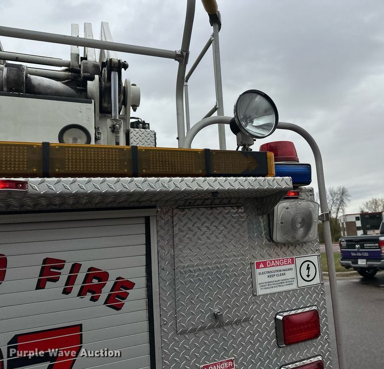 image for item EL0031 2005 Pierce Dash aerial platform fire truck