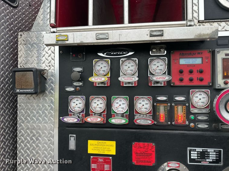 image for item EL0031 2005 Pierce Dash aerial platform fire truck