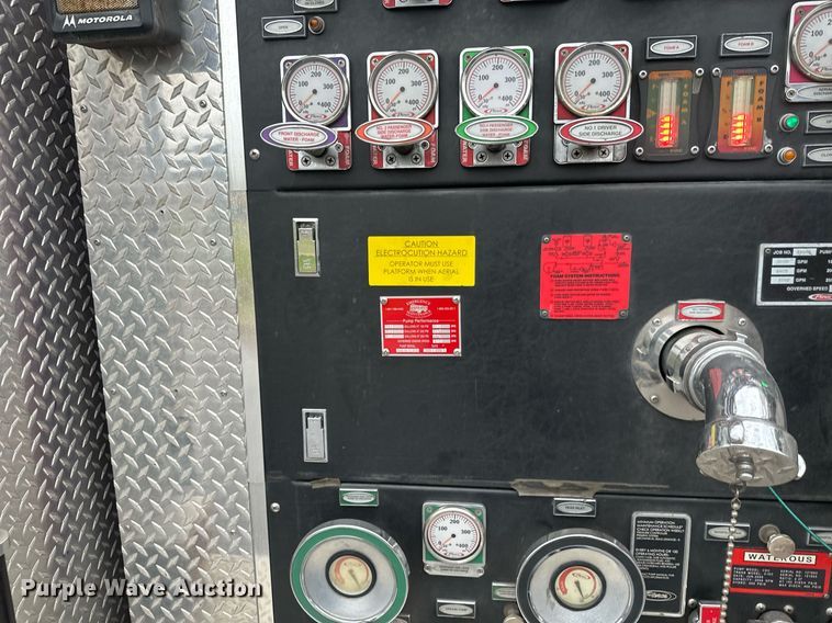 image for item EL0031 2005 Pierce Dash aerial platform fire truck