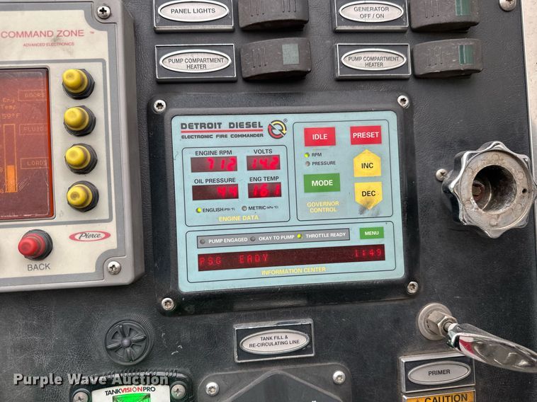 image for item EL0031 2005 Pierce Dash aerial platform fire truck