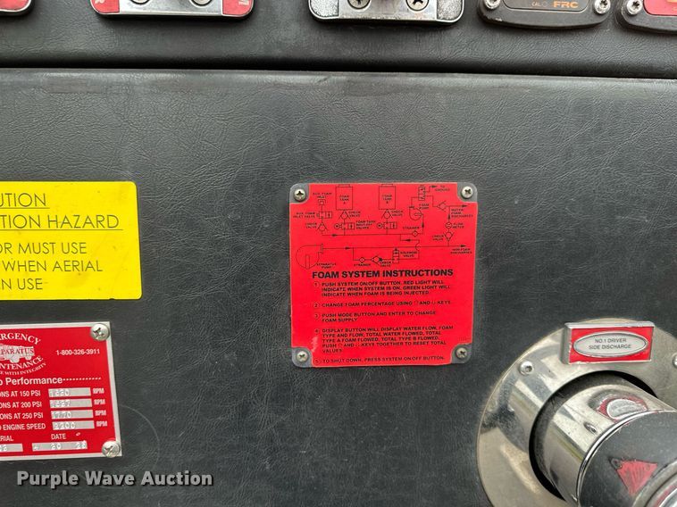 image for item EL0031 2005 Pierce Dash aerial platform fire truck