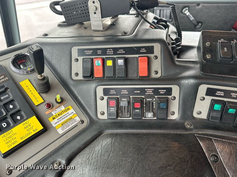 image for item EL0031 2005 Pierce Dash aerial platform fire truck