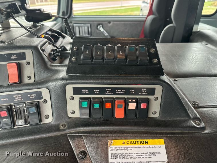 image for item EL0031 2005 Pierce Dash aerial platform fire truck