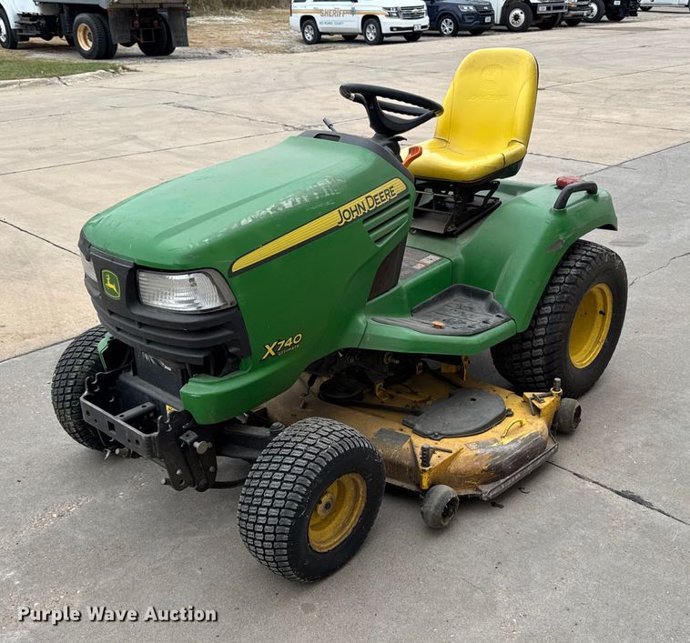 image for item EM2403 John Deere X740 lawn mower