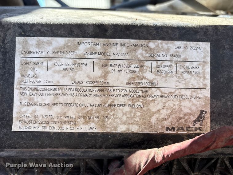 image for item EM6123 2025 Mack TerraPro refuse truck