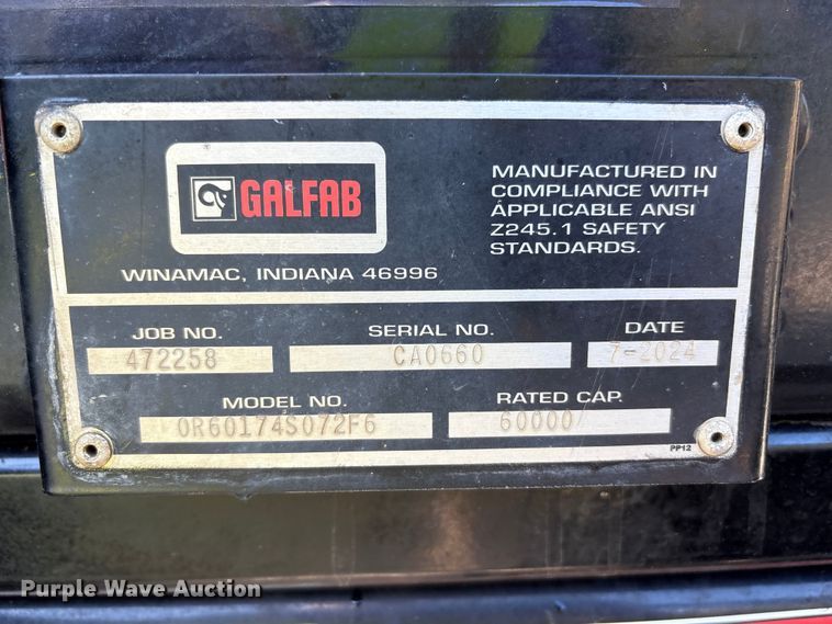 image for item EM6124 2025 Mack Granite roll-off container truck