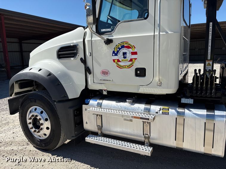 image for item EM6126 2025 Mack Granite roll-off container truck