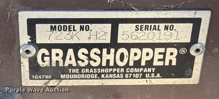 image for item EN0568 Grasshopper 723K ZTR lawn mower