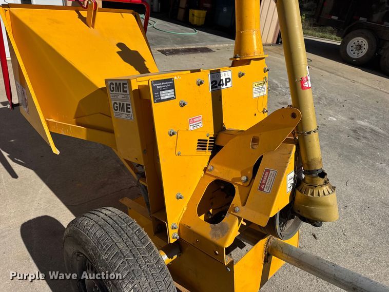 image for item EN0569 Grounds Maintenance Equipment, Inc. 24P wood chipper