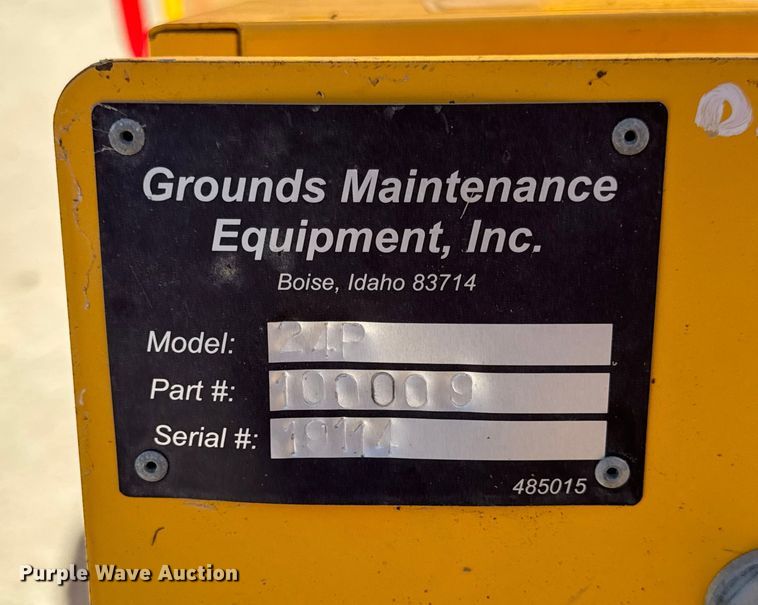 image for item EN0569 Grounds Maintenance Equipment, Inc. 24P wood chipper