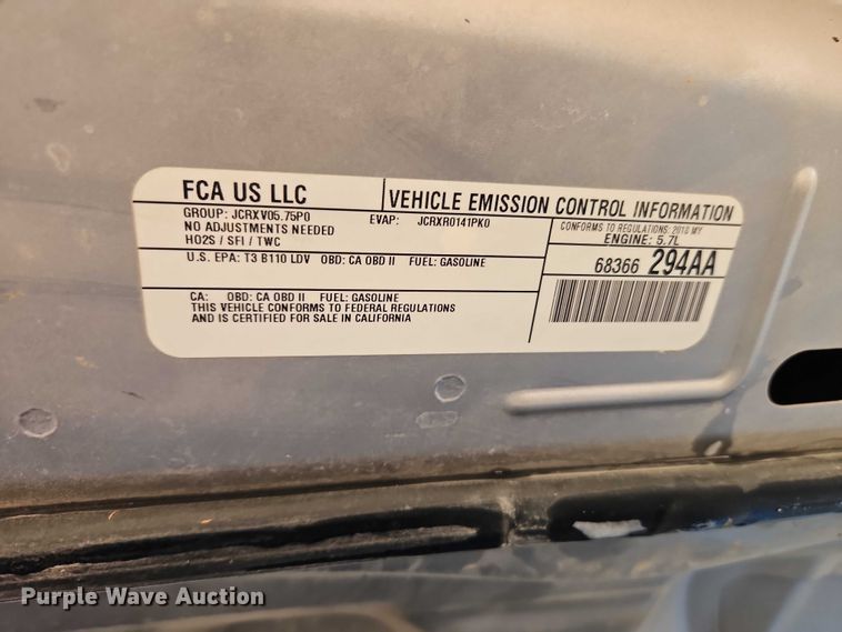 image for item EO4729 2018 Dodge Charger Police 