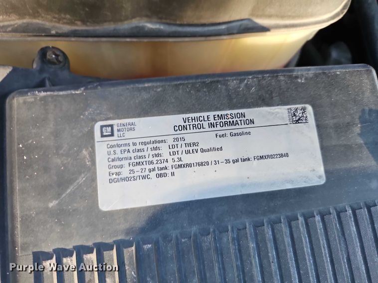 image for item EO4738 2015 Chevrolet Silverado 1500 Double Cab pickup truck