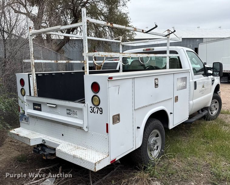 image for item EP0711 2008 Ford F250 utility bed pickup truck