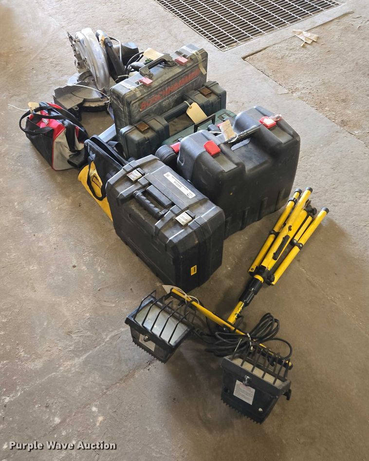 image for item ES2519 Dewalt assorted tools