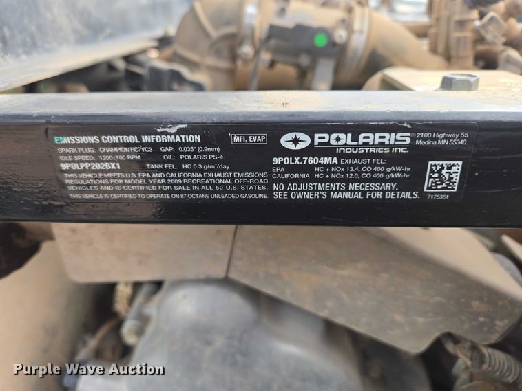 image for item ES2524 2009 Polaris Ranger 6x6 utility vehicle