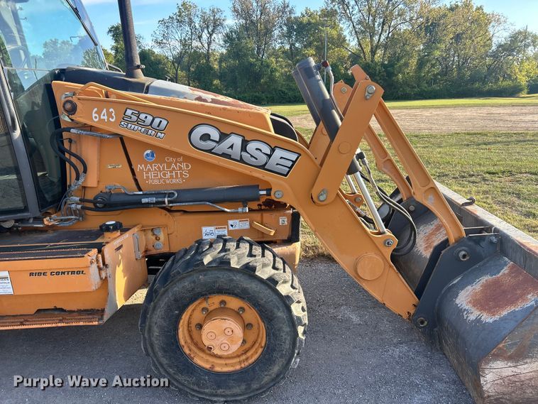 image for item ET3281 2013 Case 590 Super N backhoe