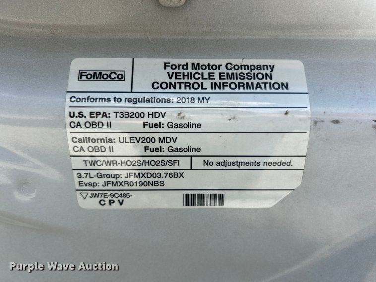 image for item ET3283 2018 Ford Transit 250 van