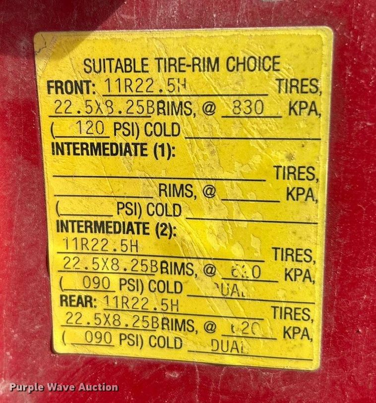 image for item ET3374 2005 Chevrolet C8500 dump truck