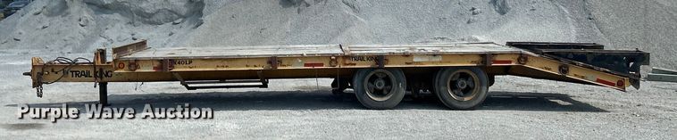 image for item ET3455 1994 Trail King TK40LP equipment trailer