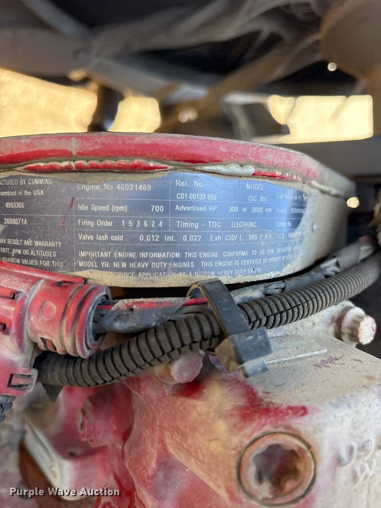 image for item ET7107 2009 Sterling L8500 dump truck