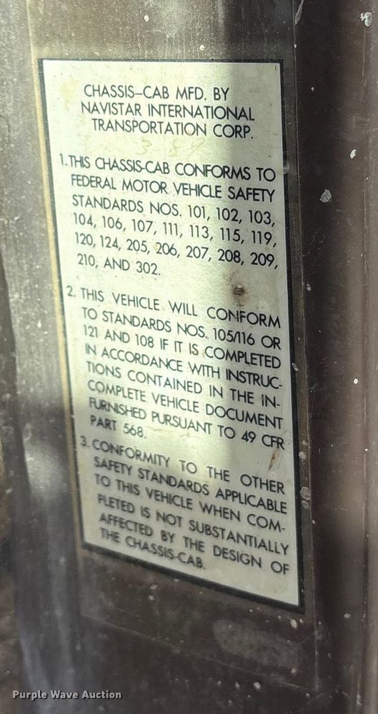 image for item ET7109 1990 International 4700 dump flatbed truck