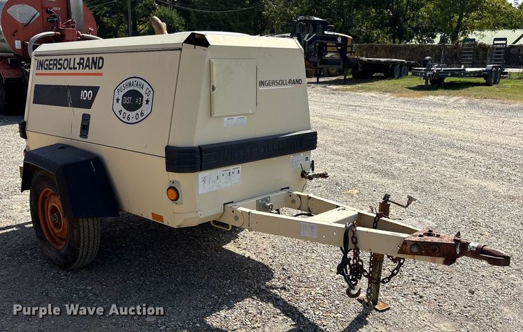 image for item ET7111 1998 Ingersoll Rand P100WJD air compressor