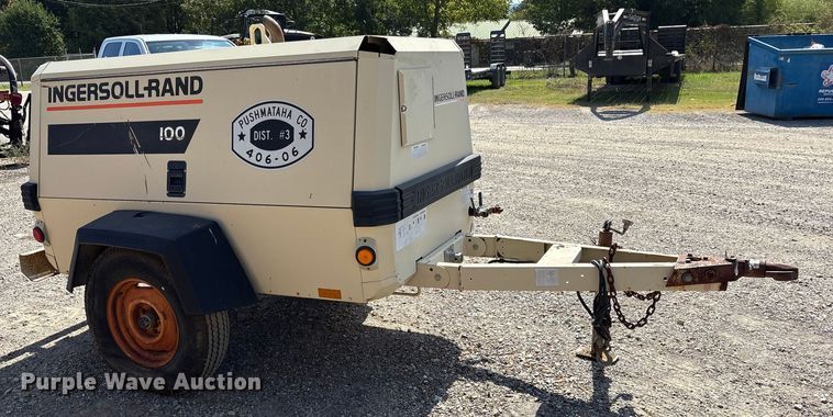 image for item ET7111 1998 Ingersoll Rand P100WJD air compressor