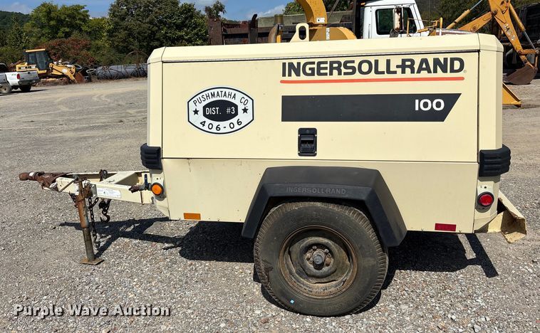 image for item ET7111 1998 Ingersoll Rand P100WJD air compressor