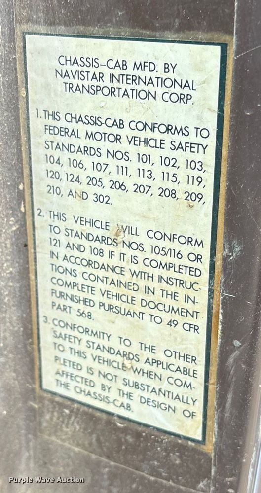 image for item ET7113 1990 International 4700 dump truck